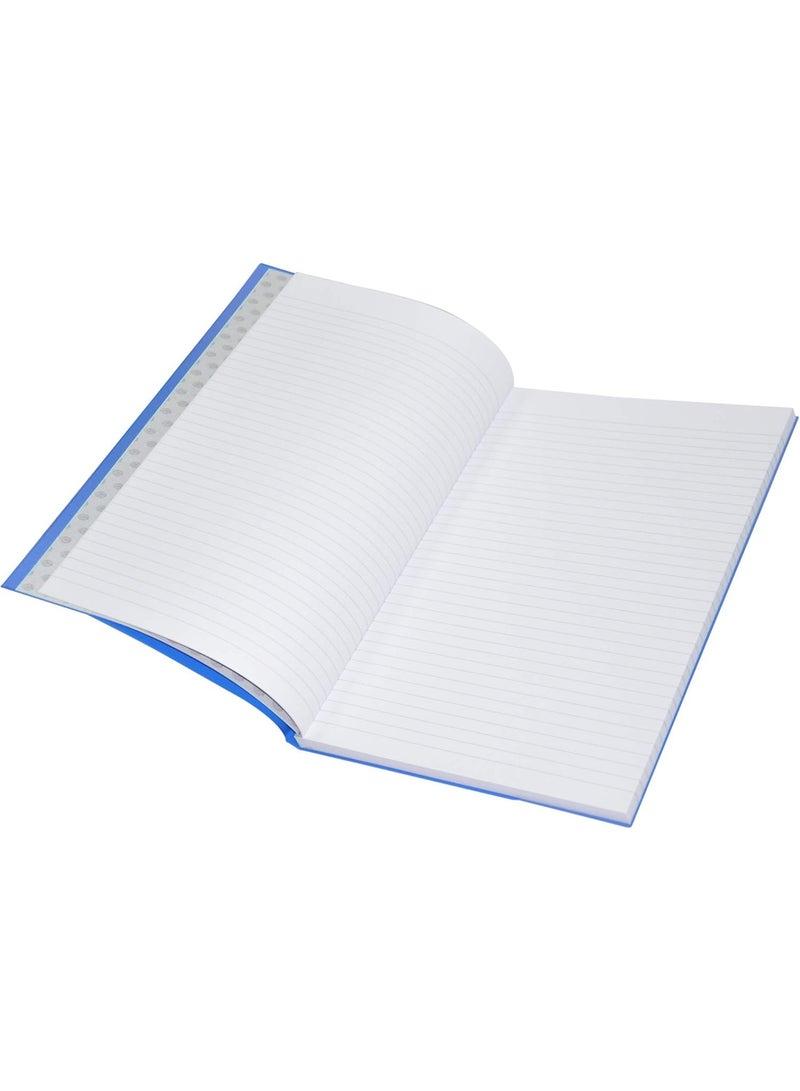 FIS PVC Cover NoteBook, 96 Sheets, 192 pages, Single Line, Blue Colour 5-Piece - FSNBFS2QPVCBL - Image 3